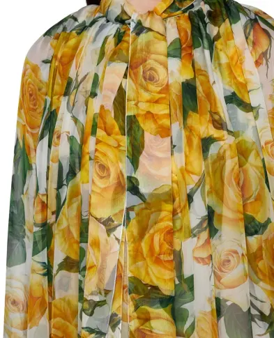 Dolce&Gabbana Шелковый кафтан - Артикул: F0P34T-IS1P2