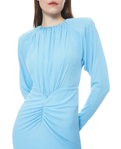 Stella McCartney Платье плиссированное с длинными рукавами - Артикул: 6A06393GU301