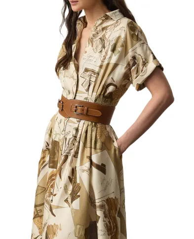 Ralph Lauren Collection Сукня Donatella Diary-Print - Артикул: 290P00357001