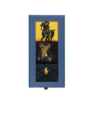Polo Ralph Lauren Шкарпетки Polo Bear (3 пари) - Артикул: 455982965001