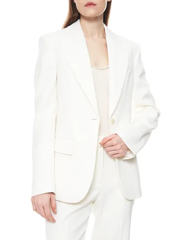 Stella McCartney Блейзер однобортний із вовни - Артикул: 6501373HU707