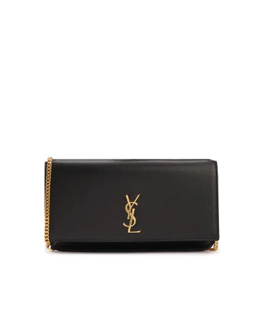 Saint Laurent Кожаная сумка Cassandre Phone Case - Артикул: 820175-0U40J