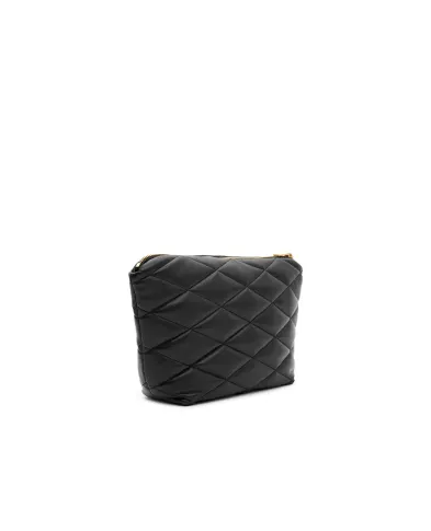 Saint Laurent Кожанная стеганная косметичка - Артикул: 834481-1EL07