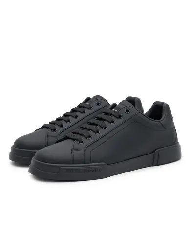 Dolce&Gabbana Шкіряні кеди Portofino - Артикул: CS2332-A1065