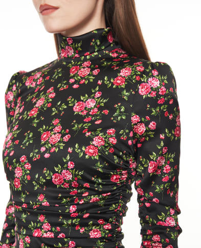 Dolce&Gabbana Сукня з принтом із шовку - Артикул: F60G2T-FSA8G