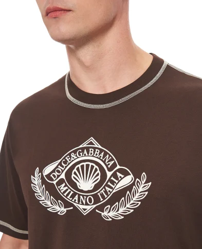 Dolce&Gabbana Футболка з принтом - Артикул: G8PN9T-G7PEC