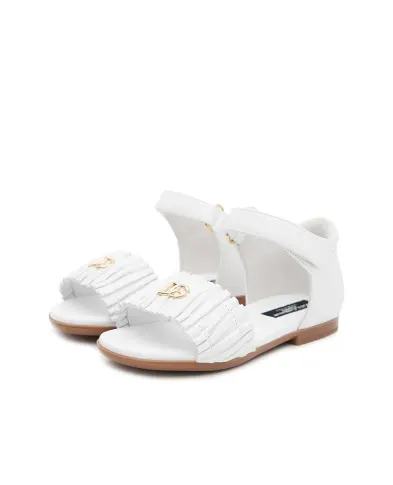 Dolce&Gabbana Детские босоножки из кожи ягненка - Артикул: D20113-A1850