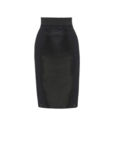 Dolce&Gabbana Спідниця міді з мереживними вставками - Артикул: F4C4BT-GDC2C