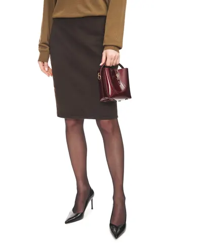 Saint Laurent Сумка LE 37 Mini из лакированной кожи - Артикул: 765870-AAEX1