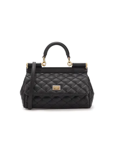 Dolce&Gabbana Шкіряна сумка Sicily Small - Артикул: BB7116-AV967