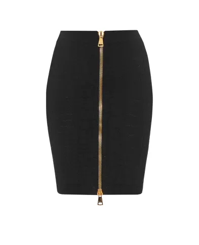 Balmain Спідниця з блискавкою - Артикул: FF0LC290KJ14