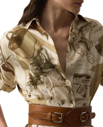 Ralph Lauren Collection Сукня Donatella Diary-Print - Артикул: 290P00357001