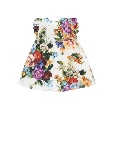 Dolce&Gabbana Детское платье с цветочным принтом - Артикул: L23DW2-HS5TW