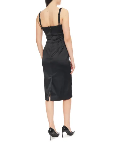 Dolce&Gabbana Атласна сукня - Артикул: F60AWT-GDDB2