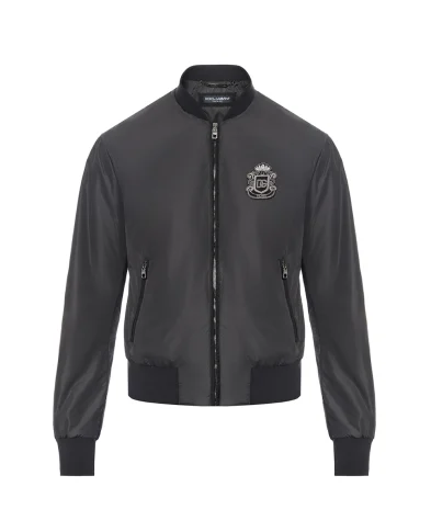 Dolce&Gabbana Бомбер с аппликацией логотипа - Артикул: G9ABPZ-GK292