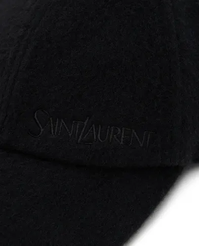 Saint Laurent Кепка из кашемира - Артикул: 810947-3YR01