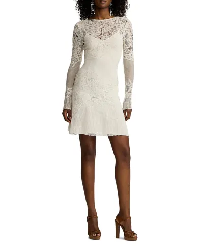 Ralph Lauren Collection Платье из шелкового кружева - Артикул: 290970610001
