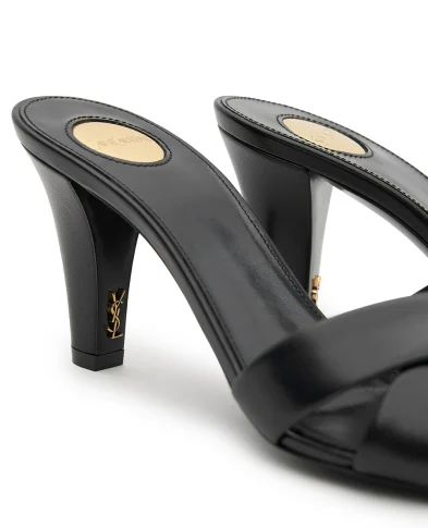 Saint Laurent Мюлі JILL з гладкої шкіри - Артикул: 825257-AACSY