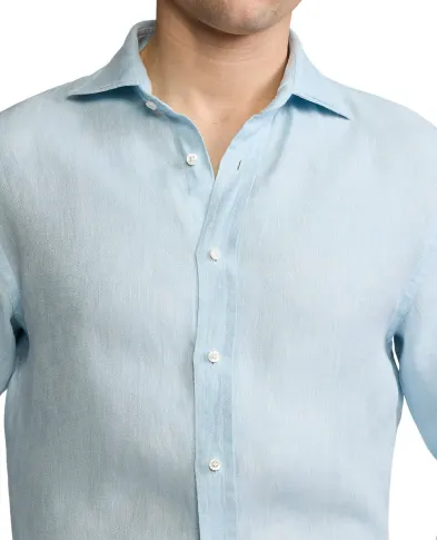 Ralph Lauren Purple Label Льняная рубашка - Артикул: 790964218006