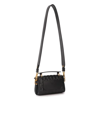 Balmain Кожаная сумка B-Buzz 19 - Артикул: EN1AE742LHLB