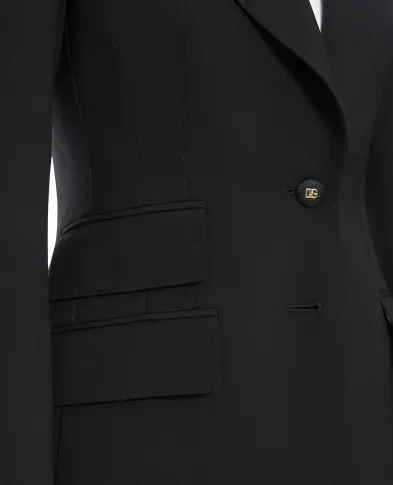 Dolce&Gabbana Жакет однобортний із вовни - Артикул: F29Z8T-GDDPS