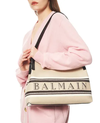 Balmain Сумка-тоут з логотипом - Артикул: GN1FE033TJBR