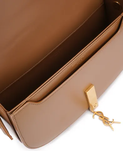 Saint Laurent Кожаная сумка Voltaire In Box - Артикул: 787671-0SX0W