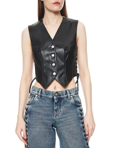 Stella McCartney Жилет укороченный - Артикул: 6D04553SQH48