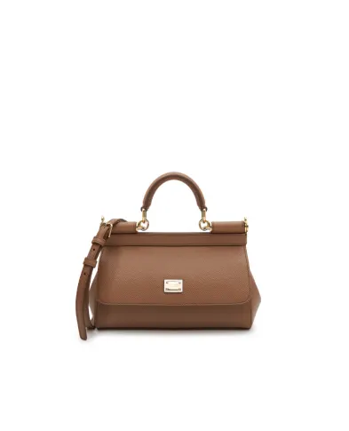 Dolce&Gabbana Шкіряна сумка Sicily Small - Артикул: BB7116-B1001