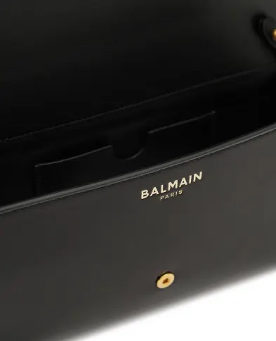 Balmain Клатч Shuffle із телячої шкіри - Артикул: GN1ON259LMTE