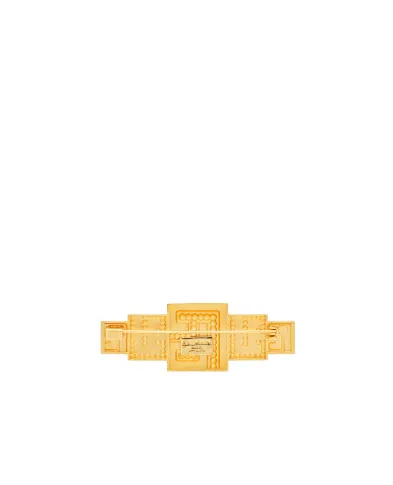 Balmain 3D-Брошь с кристаллами - Артикул: GN1XM590MBAS