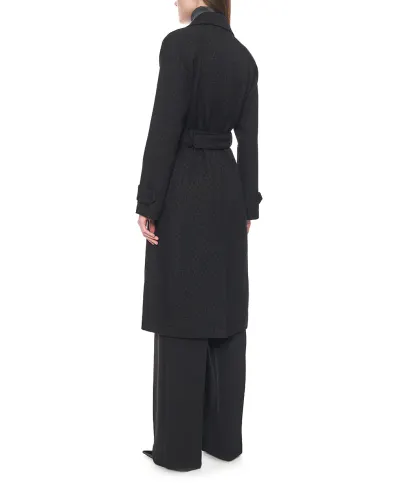 Dolce&Gabbana Тренч із твіда-вовни - Артикул: F0W3GT-HUMUA