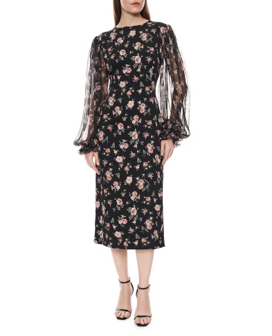 Dolce&Gabbana Сукня з принтом із шовку - Артикул: F611DT-FSA8C