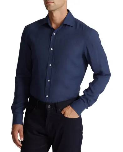 Ralph Lauren Purple Label Льняная рубашка - Артикул: 790587253007