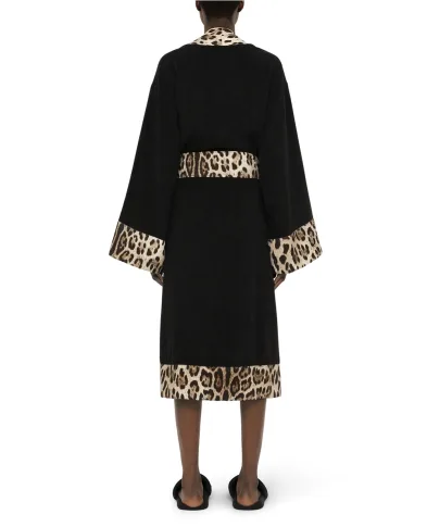 Dolce&Gabbana Халат з махрової бавовни - Артикул: TCF010-TCAGO
