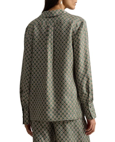 Polo Ralph Lauren Пижамная рубашка из шелка (костюм) - Артикул: 211A96716001