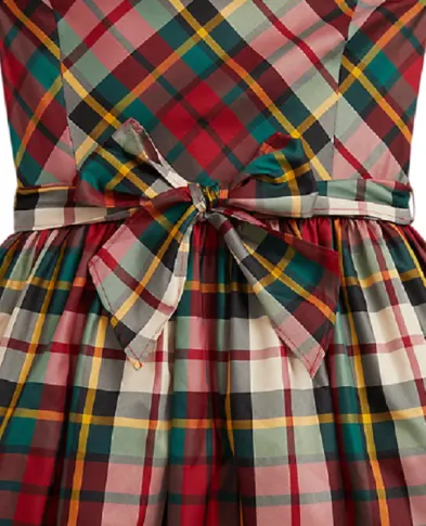 Polo Ralph Lauren Дитяча сукня з картатої тафти - Артикул: 313980345001
