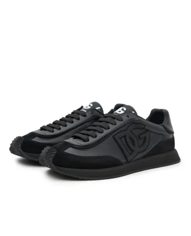 Dolce&Gabbana Кроссовки DG Cushion из телячьей кожи - Артикул: CS2288-A0124