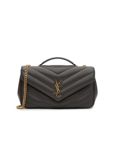 Saint Laurent Сумка LOULOU Medium зі шкіри ягняти - Артикул: 801439-AAEAX