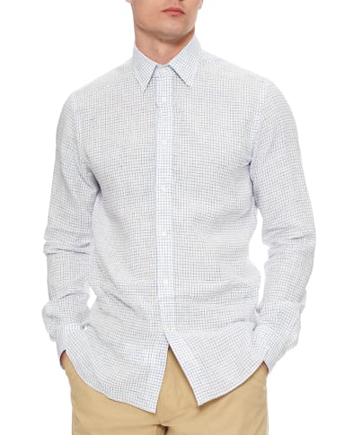 Ralph Lauren Purple Label Сорочка з льону - Артикул: 791964448001