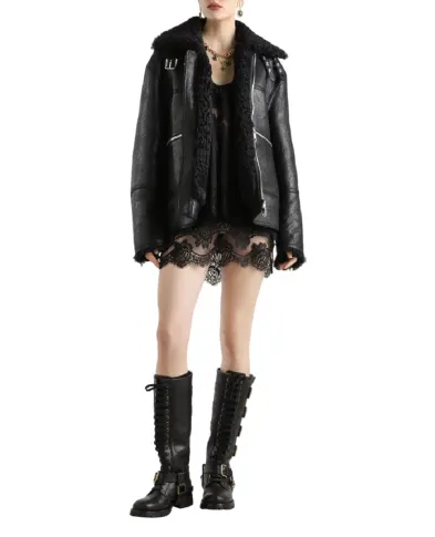 Dolce&Gabbana Дублянка з овчини - Артикул: F9S79L-FUP94
