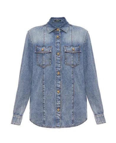 Balmain Джинсова сорочка - Артикул: FF0HC080DF97