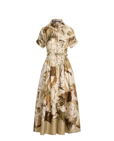 Ralph Lauren Collection Сукня Donatella Diary-Print - Артикул: 290P00357001