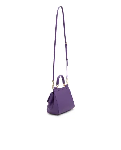 Dolce&Gabbana Шкіряна сумка Sicily Medium - Артикул: BB6003-B1001