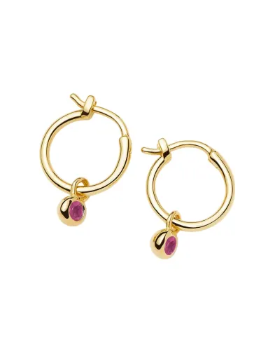 Missoma Серьги-кольца с миниатюрными подвесками - Артикул: BSH-G-E2-RQ1