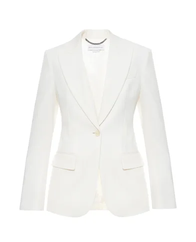 Stella McCartney Блейзер однобортний із вовни - Артикул: 6501373HU707
