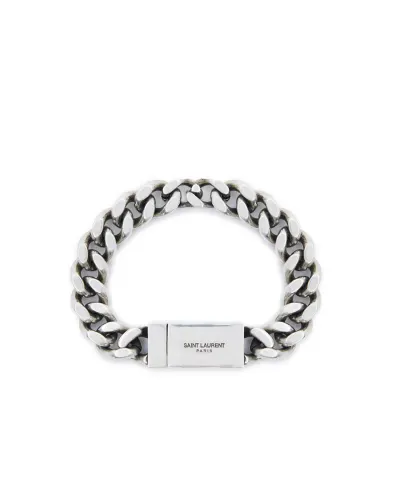 Saint Laurent Браслет-цепочка с переплетенным узором - Артикул: 731208-Y1500