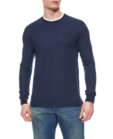 Dolce&Gabbana Лонгслив с вышивкой логотипа - Артикул: G8SW5Z-HU7WZ