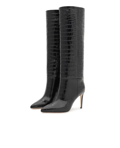 Paris Texas Чоботи на шпильці з крокодиловим ефектом - Артикул: PX548-XCOCO