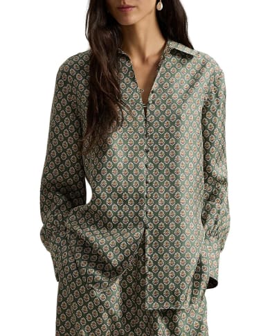 Polo Ralph Lauren Пижамная рубашка из шелка (костюм) - Артикул: 211A96716001